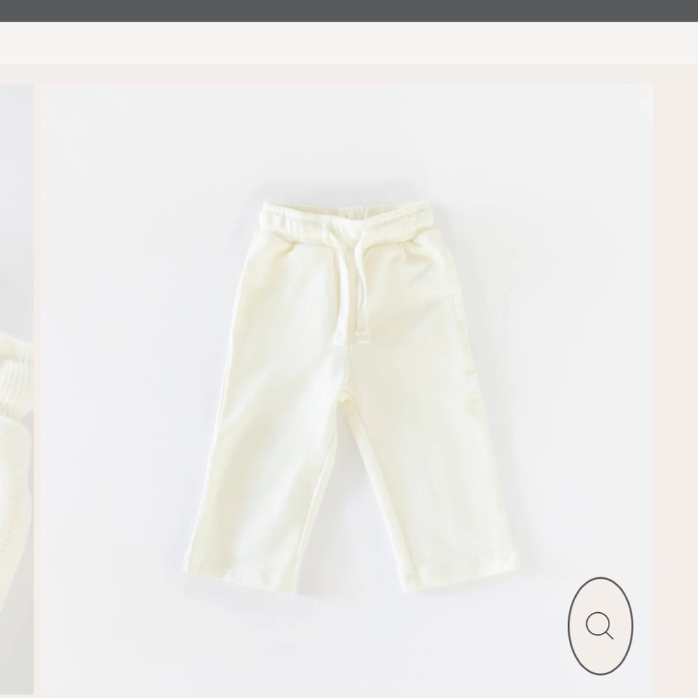 Atlas grey wide leg thin sweatpants 4/5